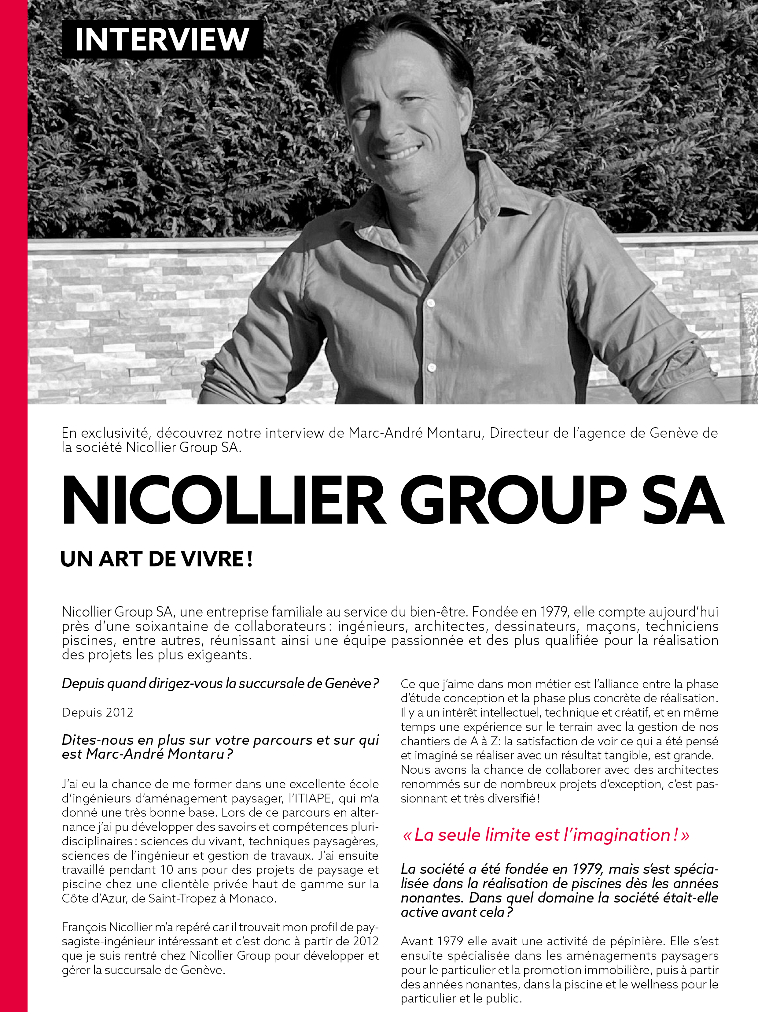 Interview Marc-André Montaru  | Nicollier Group